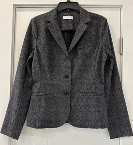 Blazer Chaqueta Bailey 44 Espiga Ponte Elastizada 3 Botones Gris Negro Talla L - Imagen 1 de 10