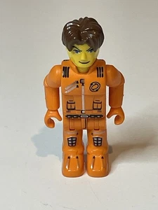 Lego Figure 4 Junior Jack Stone Uomo Capelli Arancioni Marrone 4619 js025 - Foto 1 di 5