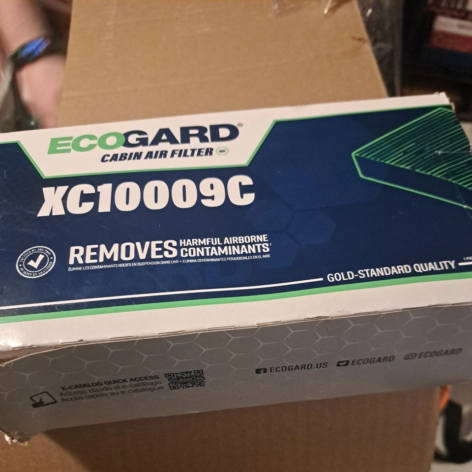 Filtro de aire de cabina XC10009C Ecogard Premium envío gratuito caja abierta Foto 1 de 1