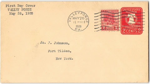 US #645 FDC, 1928 Cover