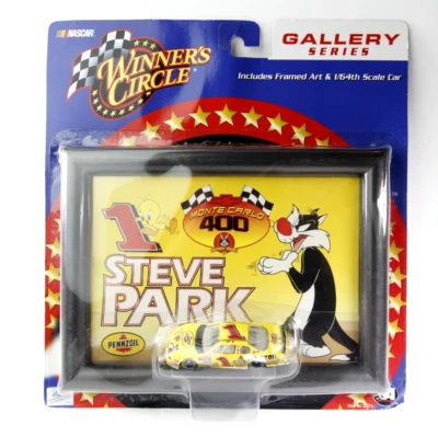 Steve Park NASCAR Galería Serie Marco Arte Diecast Coche Sellado Piolín Pájaro Silves Foto 1 de 4