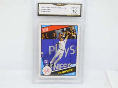 2017 Topps Throwback Thursday 1984 Football Design #116 Aaron Judge New York Yan - Image 1 of 2