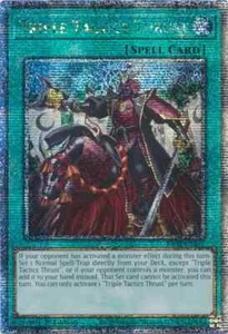 Yugioh RA03-EN072 Triple Tactics Thrust QCSR 1st Edition MINT - Bild 1 von 1