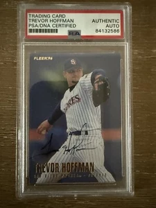 1996 Fleer Trevor Hoffman Autograph Signed #570 San Diego Padres PSA/DNA HOF - Picture 1 of 3