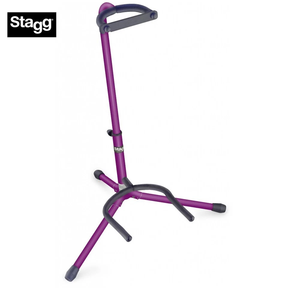 Soporte de guitarra ajustable trípode Stagg SG-A100PP - púrpura Foto 1 de 1