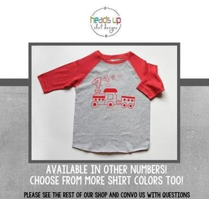 Camisa 4to Cumpleaños Tren Raglán - Niño/Niña Tren Cuatro Cumpleaños Camiseta - Imagen 1 de 2