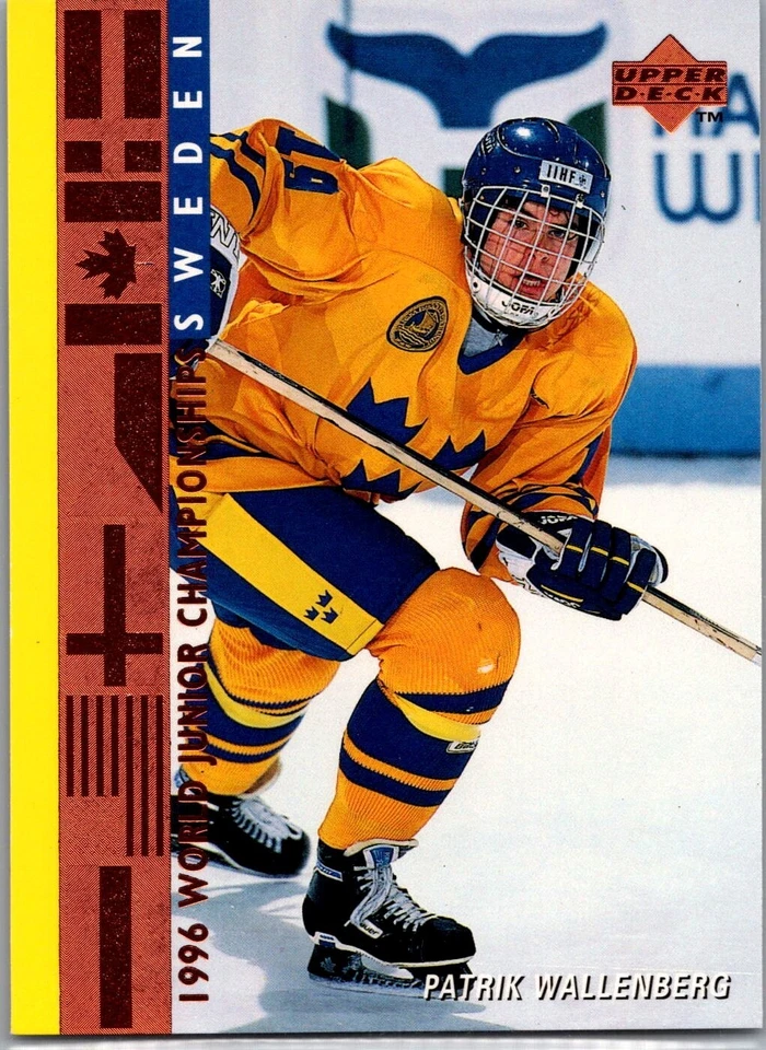 1995-96 Upper Deck Hockey - #563 Patrik Wallenberg World Junior Championship  - Image 1 of 2
