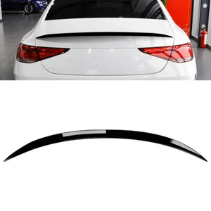 Rear Trunk Lip Spoiler Fit Mercedes Benz CLS Class C257 19-22 Bright Black - Picture 1 of 9