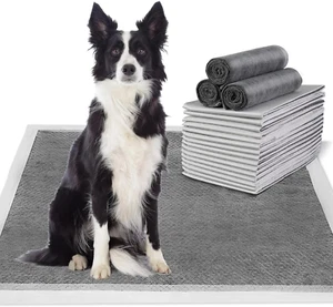 Dog Pee Pads Extra Large 28"X 34", 18 Count, Activated Carbon Charcoal Puppy Pad - Picture 1 of 12