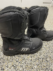 Fly Racing Snowmobile Black Motorcycle 