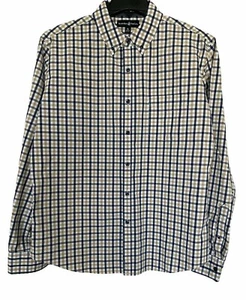 Beverly Hills Polo Club Mens Shirt XL Button Long Sleeves Pocket Plaid - Picture 1 of 10