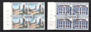 Suiza, año 1978, serie completo en bloque de cuatro, usado, Michel-€ 5,20 (K112) - Imagen 1 de 1