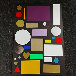 Mixed Multi Pack 300+ White And Multicoloured Self Adhesive Sticky Labels - Picture 1 of 1