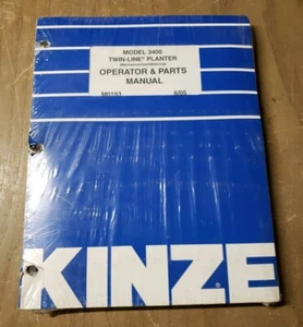 Juni 2005 Kinze 3400 Twin-Line Pflanzgefäß Bediener & Teilhandbuch M0193 #1J-2465-Y15 - Bild 1 von 2