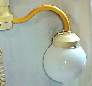 Retro 1970s Italian Outdoor Parasol Light. White Globe Shades~Wired~Ex-Display. - Picture 1 of 24