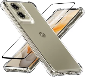 Funda para Motorola Moto G Stylus 5G 2024 + Protector Pantalla Cristal Templado, Transparente - Imagen 1 de 12