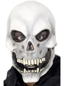 Maschera sopra la testa teschio Halloween adulti Smiffys - vestito fantasia - Foto 1 di 1