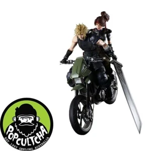 Final Fantasy VII - Jessie, Cloud & Motorcycle Play Arts Kai 10” Figure Set - Picture 1 of 9