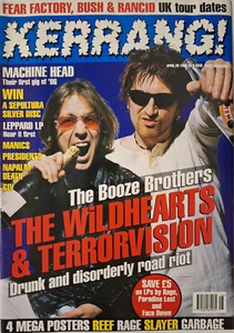 Kerrang (Apr 20 1996) Wildhearts/Terrorvision/Skinny Puppy/Green Day/POTUS/Salt - Picture 1 of 4