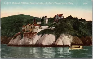 Postal de California de San Francisco de la década de 1960 "Light House, YERBA BUENA ISLAND" Mitchell - Imagen 1 de 2