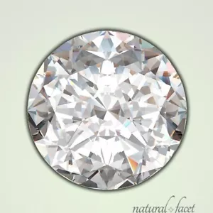 Diamante 2,13 carati D/SI2/V.Buono tondo brillante certificato AGI 8,08x8,16x5,22 mm - Foto 1 di 4