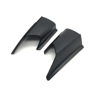  2PCS Motorcycle Winglet Aerodynamic Wing Side Fairing Spoiler Protector Black - Picture 1 of 11