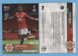 Amad Diallo 2020-21 Topps Now Europa League Rookie #1 MANCHESTER UNITED /CITY - Picture 1 of 1