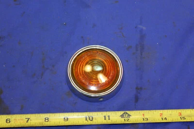 Conjunto de lente marcador delantero ámbar Lucas L563 Jaguar XK140 XK150 Foto 1 de 4