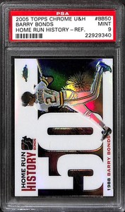 2005 TOPPS CHROME UPDATES & HIGHLIGHTS HOME RUN HISTORY #BB50 BARRY BONDS HOME 
