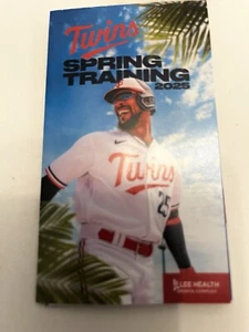 2025 MINNESOTA TWINS Spielplan ⚾️ MLB Spring Training Sked NEU !!️ Not 2024 - Bild 1 von 1