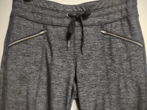 Athleta Small Metro Slouch Gray Lounge Yoga Pants Drawstring Ankle - Picture 1 of 13