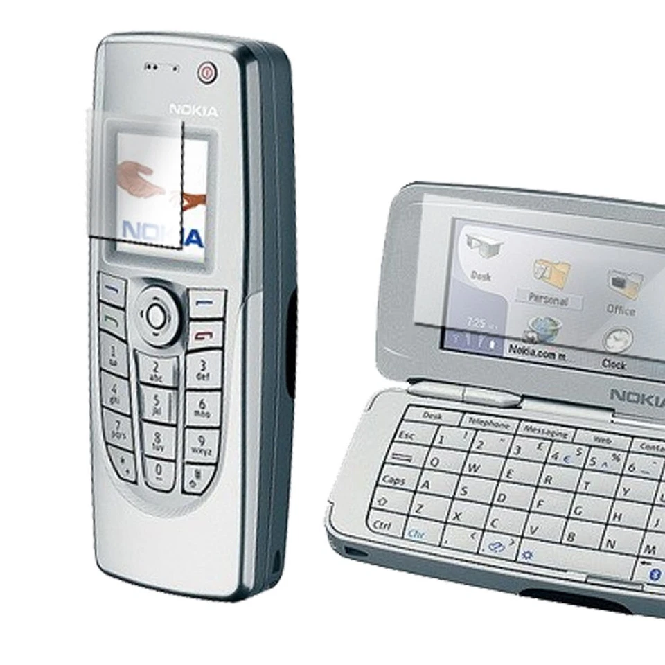 Washable Screen Shield Guard Protector for NOKIA 9300 Clear White - image 1 of 1