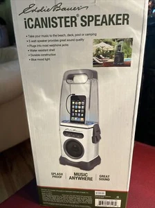 Eddie Bauer iCanister 5 Watt MP3 Speaker for iPhone Android Waterproof BD900 - Picture 1 of 11