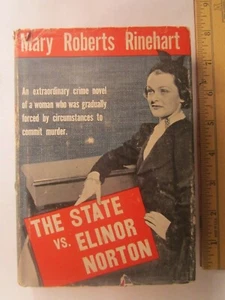 Hardcover in jacket THE STATE VS ELINOR NORTON Mary Rinehart 1940 [Z295e] - Bild 1 von 6
