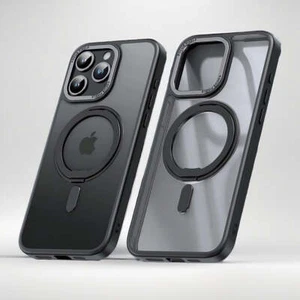 Luxury MagSafe 360 Stand Phone Case Anti-Slip Grip iPhone 16 pro max 15 14 13 12 - Picture 1 of 23