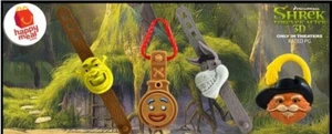 2010 DREAMWORKS SHREK FOREVER AFTER MCDONALDS HAPPY MEAL TOY WATCH - U - PICK - Picture 1 of 5