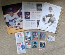 U Pick from Nolan Ryan 130 Oddball items - 1979 - 1995 (Food issues, Magazines)
