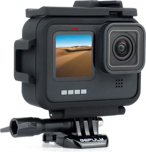 Custodia protettiva per montaggio telaio per Gopro Hero 9 10 11 12 13 nera, integrata - Foto 1 di 12