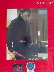 TYLER MANE SIGNED 11x14 PHOTO! ROB ZOMBIE HALLOWEEN! MICHAEL MYERS! BECKETT! - Picture 1 of 2