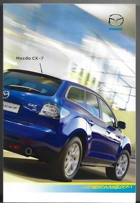 Mazda CX-7 2.3 Turbo 2007-2009 UK Market Sales Brochure - Image 1 of 3