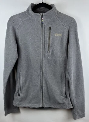 Sherpa Adventure Gear Mens Small Rolpa Jacket Kharani Grey Full Zip Fleece Logo - Image 1 of 4