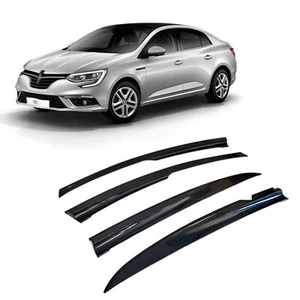 Deflettori protezione fumi vento pioggia sole visiera finestrino per Renault Megane 4 2016-2024 - Foto 1 di 10