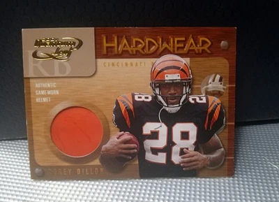 2001 Quantum Leaf Hardwear Corey Dillon Game Used Helmet 60/100 - Image 1 of 2