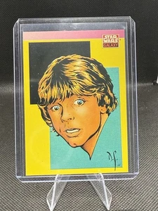 1993 Topps Star Wars Galaxy #128 Dave Stevens Art Card - Picture 1 of 2