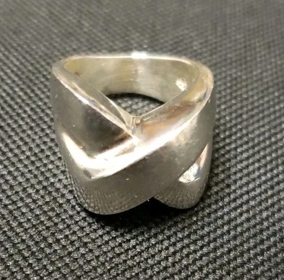 ANILLO MÉXICO PESADO PLATA ESTERLINA UNISEX MODERNIZADO VANGUARDIA. Foto 1 de 4