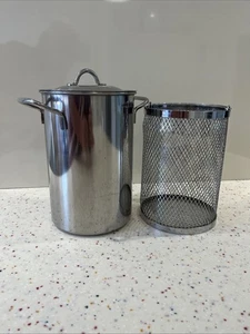 Asparagus/Sweetcorn Stainless Steel Cooking Pot - Picture 1 of 8