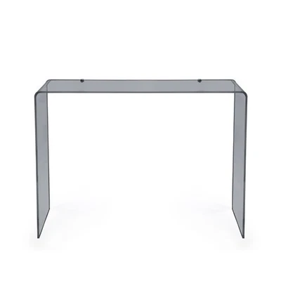 iPLEX Milvio Consolle in PMMA 75x100cm Fumè Trasparente Made in Italy - Immagine 1 di 4