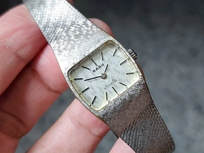 Raro reloj Rado Silhouette para damas cuerda manual, caja no. A5054986 hecho en Suiza Foto 1 de 4