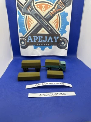 1 NEW SET OF green CANOPYS FOR Matchbox No.1 & No.2 Mercedes Truck And Trailer - Image 1 of 4