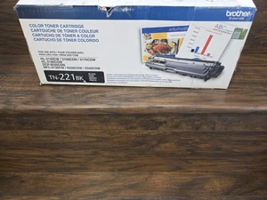 Brother Genuine TN221BK Black Toner Cartridge. - Picture 1 of 4